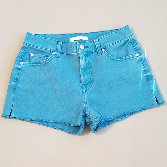 7 For All Mankind Cutoff Jean Shorts - Picture 2 of 6
